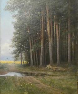 ALEXANDRA MAKOVSKAIA 1837-1915,Pine Grove,1887,MacDougall's GB 2020-05-16
