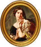 ALEXANDRE Leon Desire 1817-1886,Femme au chal,1849,Zofingen CH 2013-06-06