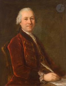 ALEXANDRE Louis 1759-1827,Portrait d\’homme tenant une partition,Ader FR 2023-03-17