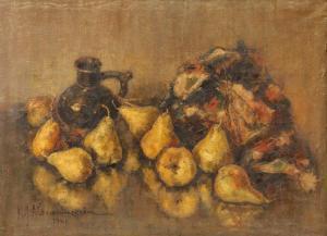 ALEXANDRESCU NICOLAE 1885-1967,Still Life with Pears and Jug,1941,Artmark RO 2024-01-31