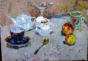 Alexandrovich SAVINOV Yuri,Still life studies of tea things,Bellmans Fine Art Auctioneers 2016-11-29