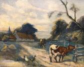 ALEXANDROVITCH Alexandre Joseph 1873-1949,Vaches et canards,Millon & Associés FR 2022-02-18