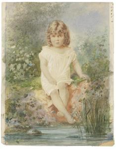 ALEXANDROVSKY STEFAN FEDOROVICH 1842-1906,Young bather,1885,Bonhams GB 2014-06-04