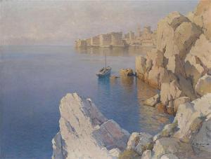 ALEXEIEV Alexei Alexandrovich 1811-1878,A Cove in Dubrovnik,1932,MacDougall's GB 2017-06-07