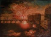 ALEXIS Balthazar 1786-1872,L'incendie du Pont Nemours à Lyon le 4 avril 1845,1845,Aguttes 2010-11-25