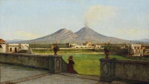 ALFANO VINCENZO 1854-1918,Veduta del Vesuvio,Cambi IT 2015-12-01