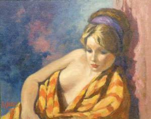 ALFIERI Antonio Vittorio 1900-1900,“Semi-Nude Female”.,Arthur James US 2007-02-20