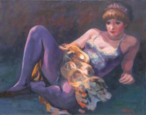 ALFIERI Philippe 1921-2009,Dancer in Purple,1965,Ro Gallery US 2024-02-07