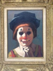 ALFIERI Philippe 1921-2009,Portrait of Clown in Blue Hat,1965,Ro Gallery US 2023-09-08