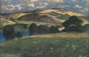 ALFRED Oesteritz 1876-1904,Blick in die Auenlandschaft,Jeschke-Greve-Hauff-Van Vliet DE 2015-12-04