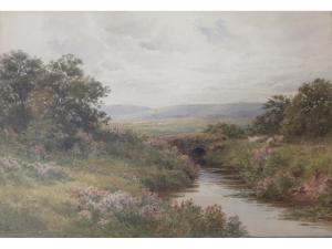ALFRED powell 1880-1913,A SUSSEX BROOK, PULBOROUGH,1891,Lawrences GB 2018-01-19