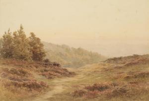 ALFRED Powell 1830-1893,Surrey landscape scenes 'Coldharbour Common' and ',Duke & Son GB 2020-01-23