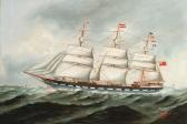ALFRED W.S 1800-1800,The clipper ship Earl of Zetland,1884,Christie's GB 2000-12-13