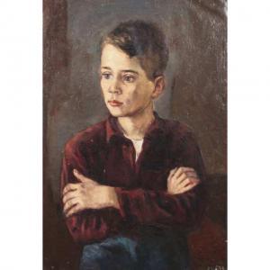 ALFSEN John Marten 1902-1971,UNTITLED (PORTRAIT OF A BOY),Waddington's CA 2019-03-23