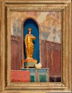 ALHAZIAN Ohannes 1881-1958,Vierge dans une niche,Osenat FR 2024-01-14