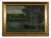 ALHEIT R,Nightly Spreewald Landscape,1900,Auctionata DE 2016-03-02