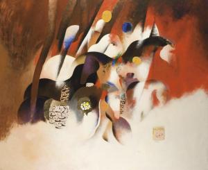 ali taraghijah mohammad 1943,Untitled,2005,Christie's GB 2009-10-27