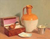 ALIAGA Diego Lopez,Still life of flagon,1915,Dreweatt-Neate GB 2009-04-07