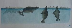 ALIKATUKTUK Thomasie 1953,Pangnirtung Seals of Spring,1980,Maynards CA 2009-11-04