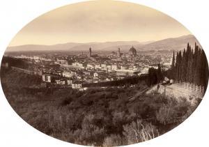 ALINARI Fratelli,Panoramic view of Florence from San Miniato,1860,Galerie Bassenge 2023-12-06