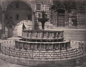 ALINARI LEOPOLDO 1832-1865,Fontana di Niccolò Pisano, Perugia,1854,Galerie Bassenge DE 2023-12-06