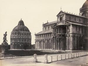 ALINARI LEOPOLDO 1832-1865,Pisa: Dome and Baptistry; Dome portal; Madonn,1854-1860,Galerie Bassenge 2023-12-06