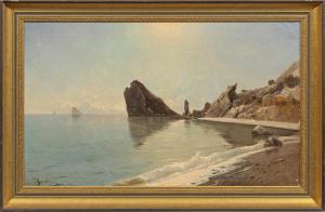 ALISOV Mikhail 1859-1933,Morgenstimmung an der stillen Krimküste,Schloss DE 2018-09-01