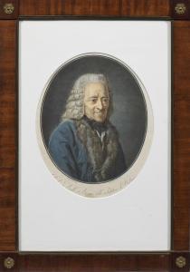 ALIX Pierre Michel 1762-1817,Ovalbildnis von Voltaire,Schloss DE 2022-09-10