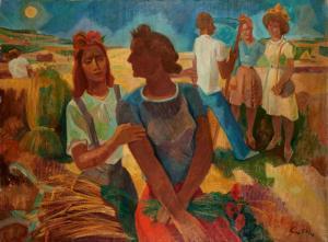 ALIX Yves 1890-1969,La promenade aux champs,1943,Osenat FR 2024-03-24