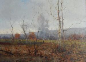 ALIZON Henri 1900,Figures in winter trees and landscape,The Cotswold Auction Company GB 2016-05-13
