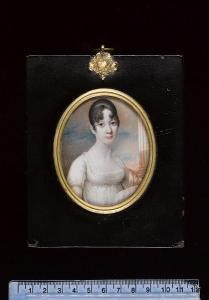 ALKEN George 1794-1837,A Lady, wearing white dress with frilled trim and ,Sotheby's GB 2007-02-27