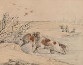 ALKEN Jr. Samuel 1784-1825,Duck shooting - a spaniel retrieving a mallard.,Bonhams GB 2006-08-02