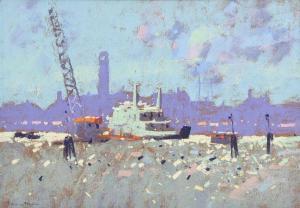 ALLAIN Tony 1949,Floating Crane, Venice,Morgan O'Driscoll IE 2016-10-03