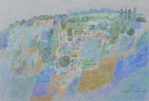 ALLAN Alexander 1914-1972,NURSERY GARDEN AT OBERLAHNSTEIN,McTear's GB 2018-04-01