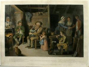 ALLAN David 1744-1796,The Cotters Saturday Night, Printmaker,Kaminski & Co. US 2013-03-09
