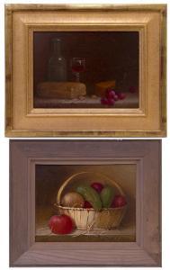ALLAN DONALD 1927-2013,BREAD CHEESE WINE AND GRAPES,2001,Clark Cierlak Fine Arts US 2019-06-29