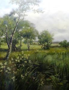 ALLAN Hugh 1862-1909,Pond Landscape,1972,Shapes Auctioneers & Valuers GB 2017-11-04
