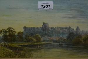 Allan M,view of Windsor Castle from the river,Lawrences of Bletchingley GB 2018-06-05