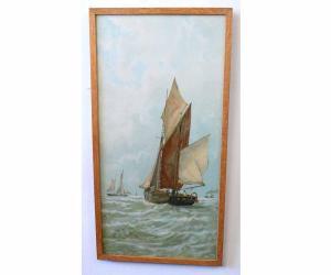 ALLAN R 1900-1900,Shipping scene, George Lillywhite,Keys GB 2018-09-17