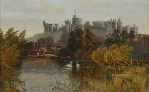 ALLAN ROBERT,A View of Windsor Castle with the Thames in the Fo,19th,John Nicholson 2018-02-28