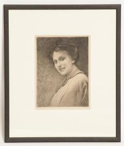 ALLAN Robert Weir 1852-1942,PORTRAIT OF A WOMAN,McTear's GB 2015-08-09