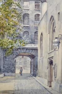 ALLAN V 1800-1900,A Street Scene in Oxford,20th Century,John Nicholson GB 2020-01-29