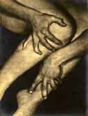 ALLAND Sr. Alexander 1902-1989,Untitled (hands clutchi,1945,Artcurial | Briest - Poulain - F. Tajan 2007-11-19