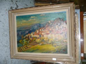 ALLAR Marguerite 1899-1974,Village provençal,Damien Leclere FR 2012-01-13
