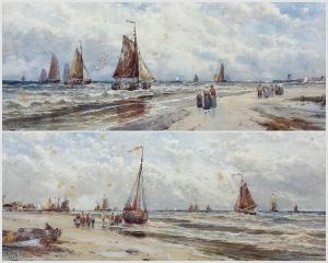 ALLBON Charles Frederick,Dutch Fishing Boats Aground,Duggleby Stephenson (of York) 2024-04-12