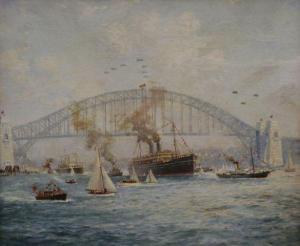 Allcot John Charles 1888-1973,Openingof the Sydney Harbour Bridge,Leonard Joel AU 2010-07-25
