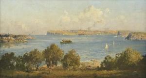 Allcot John Charles 1888-1973,Sydney Harbour,Leonard Joel AU 2012-06-24