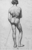 ALLEBÉ Augustus 1838-1927,A male nude,1855,Christie's GB 1998-01-21