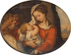 Allegri Antonio 1489-1534,La Vierge à l'Enfant avec deux anges,Piasa FR 2012-12-12