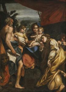 Allegri Antonio 1489-1534,Maria mit dem Kind, dem Hl. Hieronymus und Maria M,Neumeister 2022-12-07